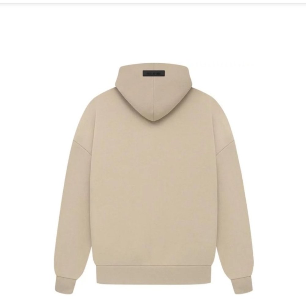 Fear of God essentials hoodie "Dusty Beige"